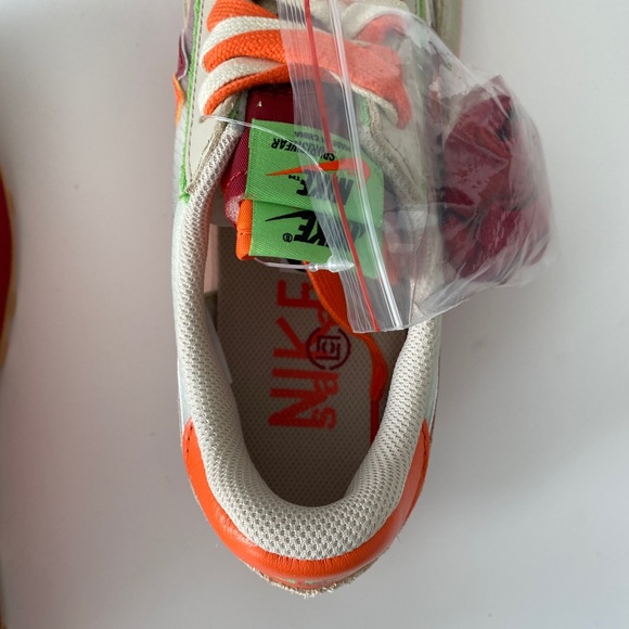 Nike x Sacai x Clot Ld Waffle Orange Blaze DH1347-100 Size 11 *In Hand* - Picture 5 of 7